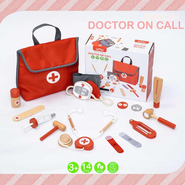UMU Дрвен доктор сет - Doctor on call