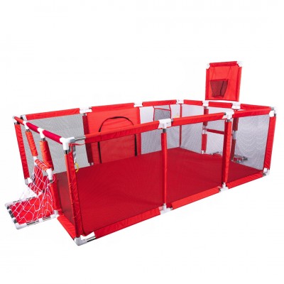 Детска игрална со гол, кош и топчиња