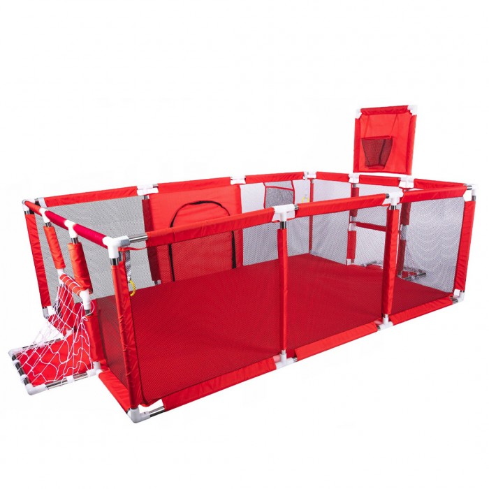 Детска игрална со гол, кош и топчиња