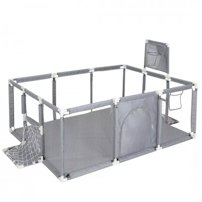 Детска игрална со гол, кош и топчиња