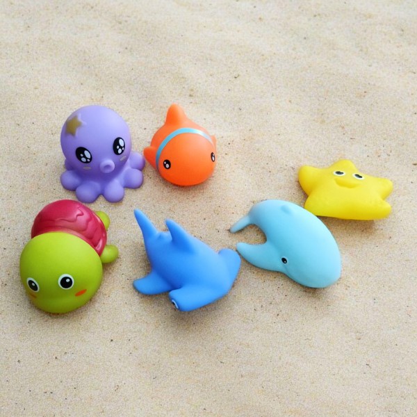 Гумени морски животни за бањање