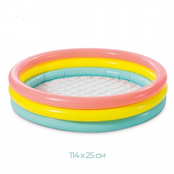 Intex базен со мек под 114х25см