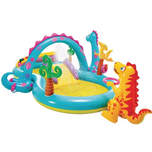 INTEX Детски базен - забавен центар Dino Play