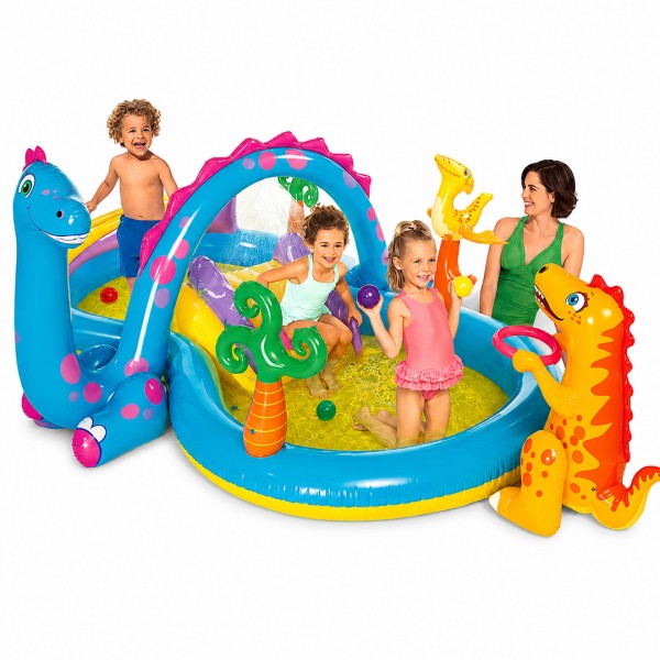INTEX Детски базен - забавен центар Dino Play