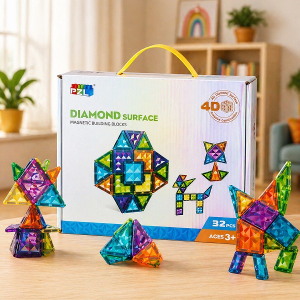 Магнетни блокови за градење Diamond