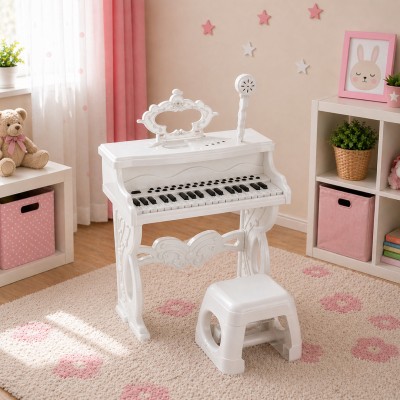 Детско електрoнско пиано со столче