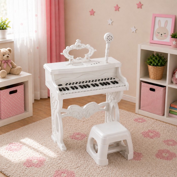 Детско електрoнско пиано со столче
