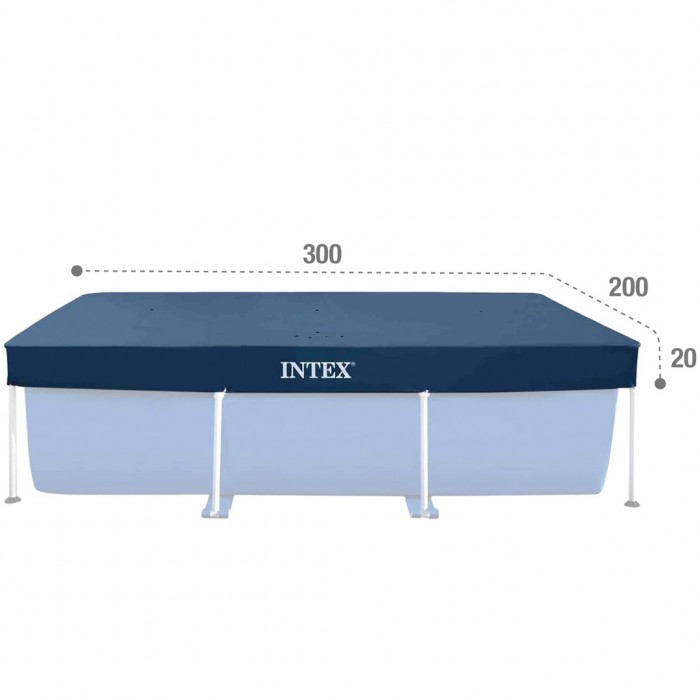 Intex - Покривка за правоаголен базен 300х200см