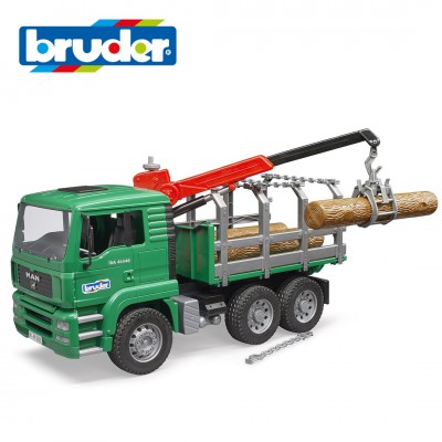 Bruder MAN - Камион за Дрва со Кран 