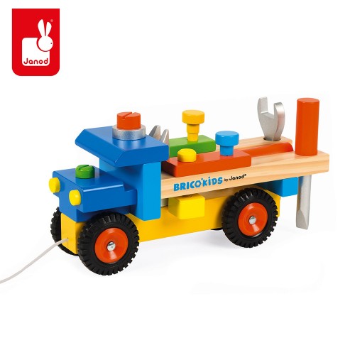 Дрвен камион со алат Janod