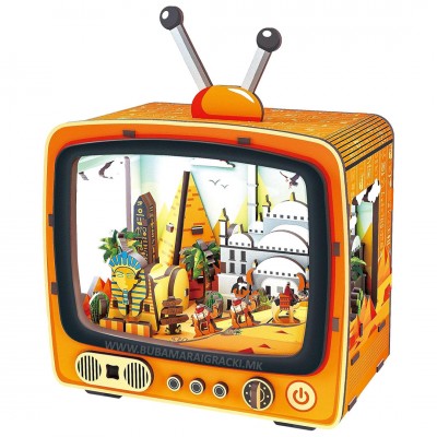 3D Дрвена сложувалка - Пирамиди