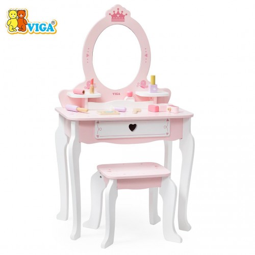 Viga дрвено козметичко огледало