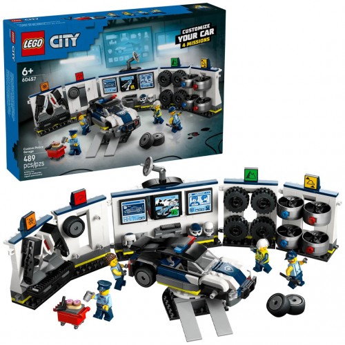 Lego City 60457 - Гаража за полициски автомобили