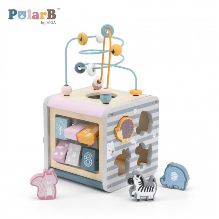 PolarB - Дрвена коцка со активности