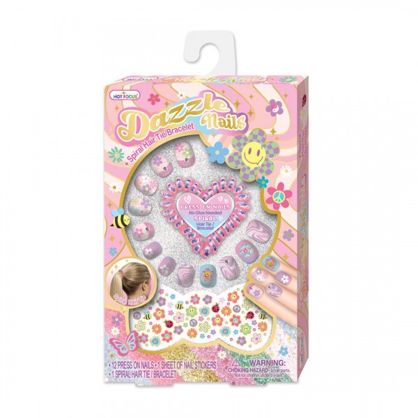 Hot Fokus - Сет со нокти алка и стикери