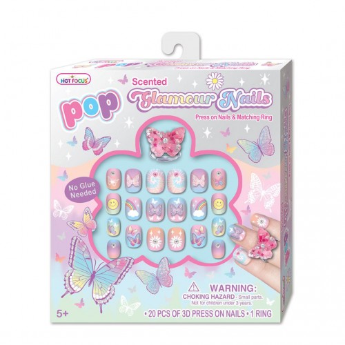 Hot Fokus - Сет со нокти Пеперутка