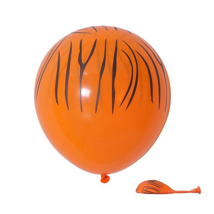Сет од 50 балони со тигар принт