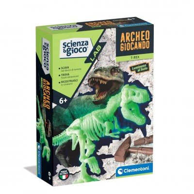 Clementoni - Ископај флуоресцентен скелет на Тираносаурус