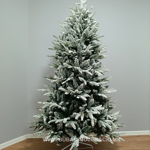Новогодишна Снежна Елка 210см
