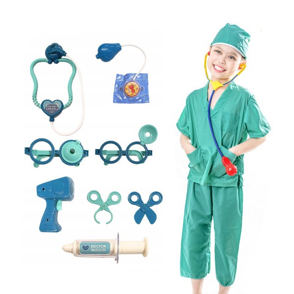 Детски костим за маскенбал - Хирург со медицински додатоци