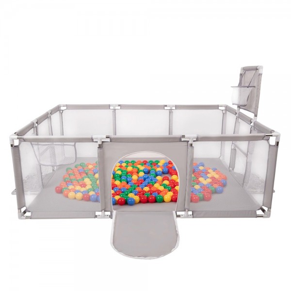 Детска игрална со гол, кош и топчиња