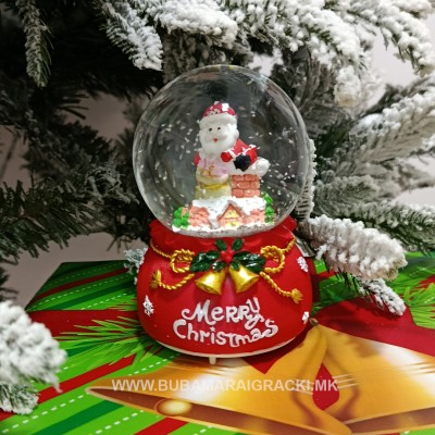 Новогодишна музичка снежна топка