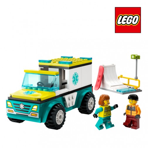 Lego City 60403 - Брза помош и сноубордер