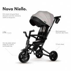 Трицикл Nova Niello Grey Qplay