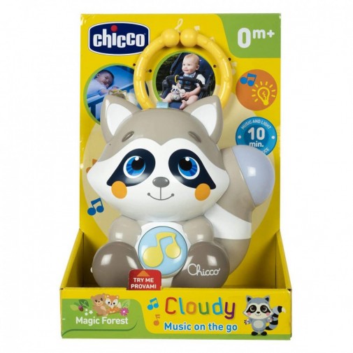 Chicco - Музички ракун играчка за количка